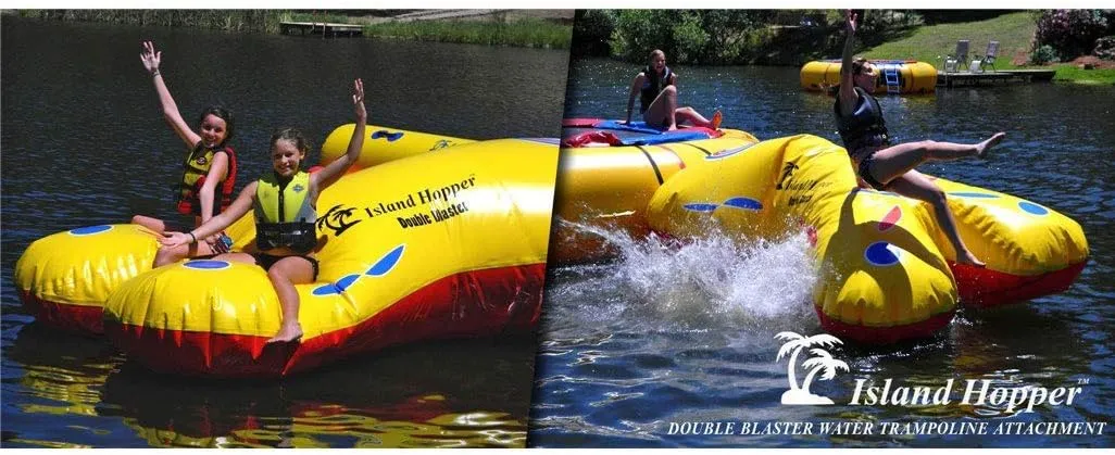 Island Hopper Double Blaster Water Trampoline Attachment