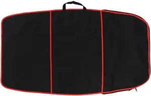 Jadeshay Surfboard Bag, 48x28 Inch Durable Polyester Bodyboard Carry Bag with Side Handle, Double Zipper & External Pocket, Suitable for Surfboard, Boogie Board, Red Stripe