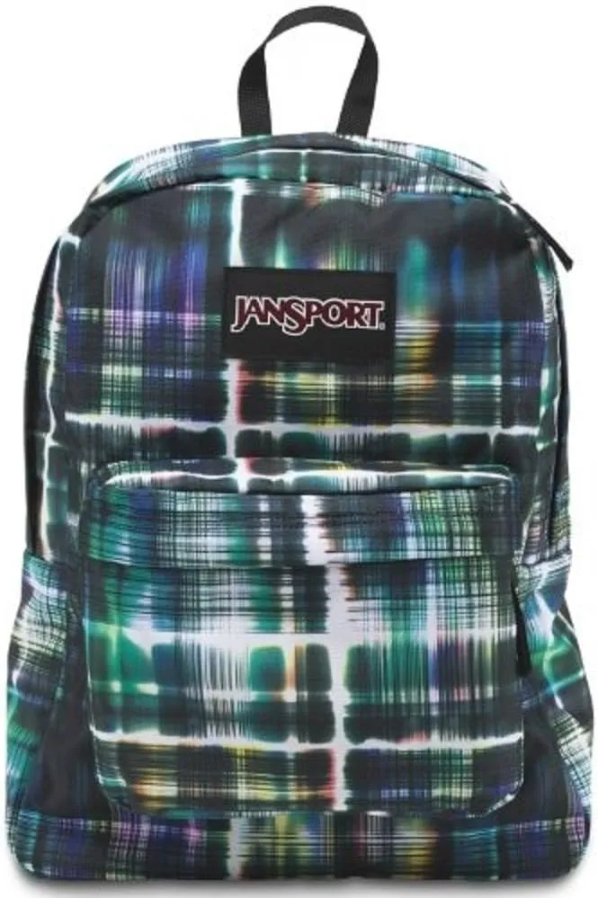 JanSport Superbreak Backpack (BLACK/MULTI SHORT CURCUIT)