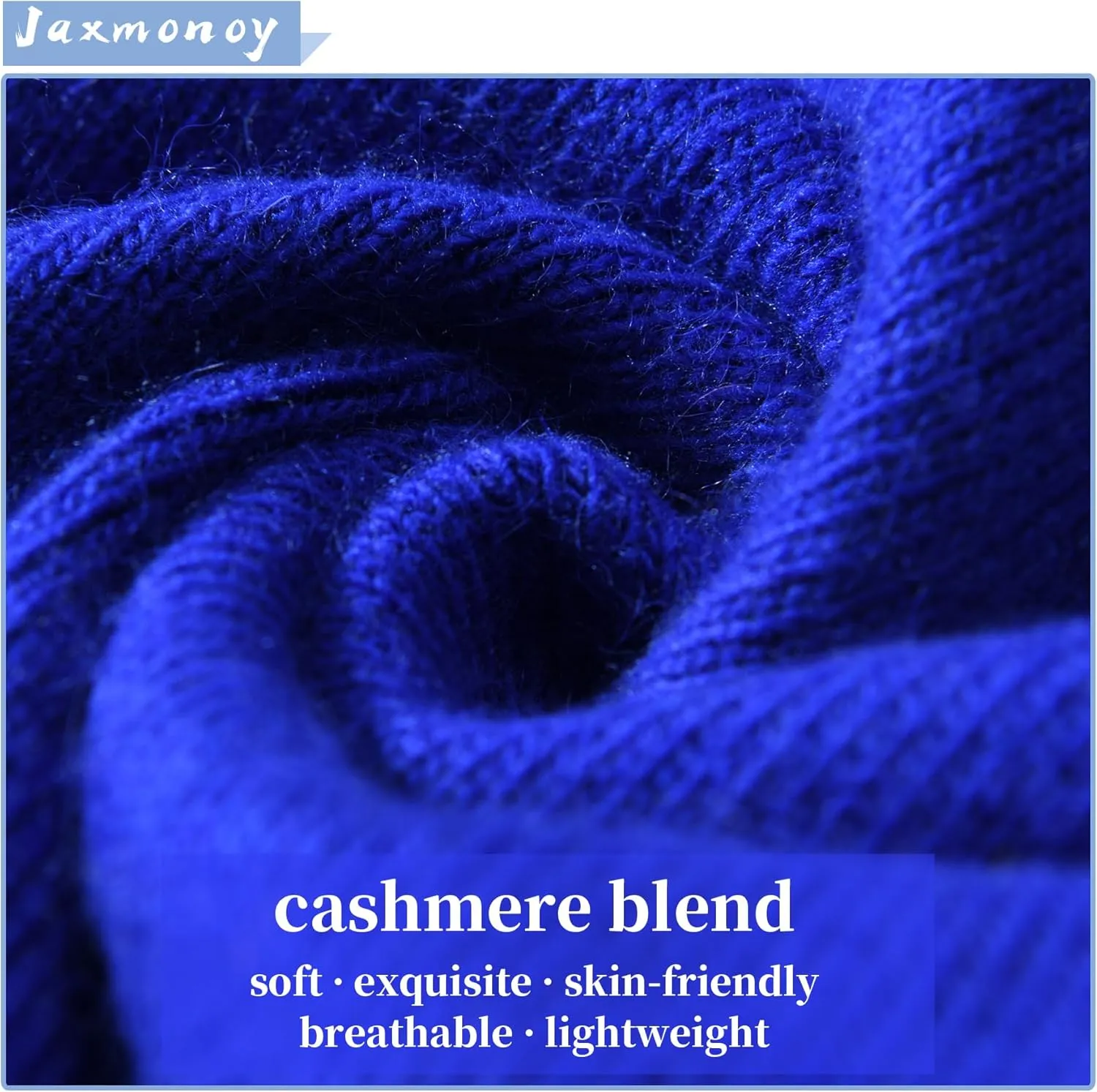 jaxmonoy Slouchy Knit Beanies Winter Hats for Women Men Soft Warm Reversible Slouch Cuffed Skull Knitted Beanie Cap