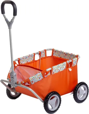 JC Toys - for Keeps Playtime | Deluxe Folding Pull Along | Nature Theme Collection | for Dolls up to 20" | Ages 3 
