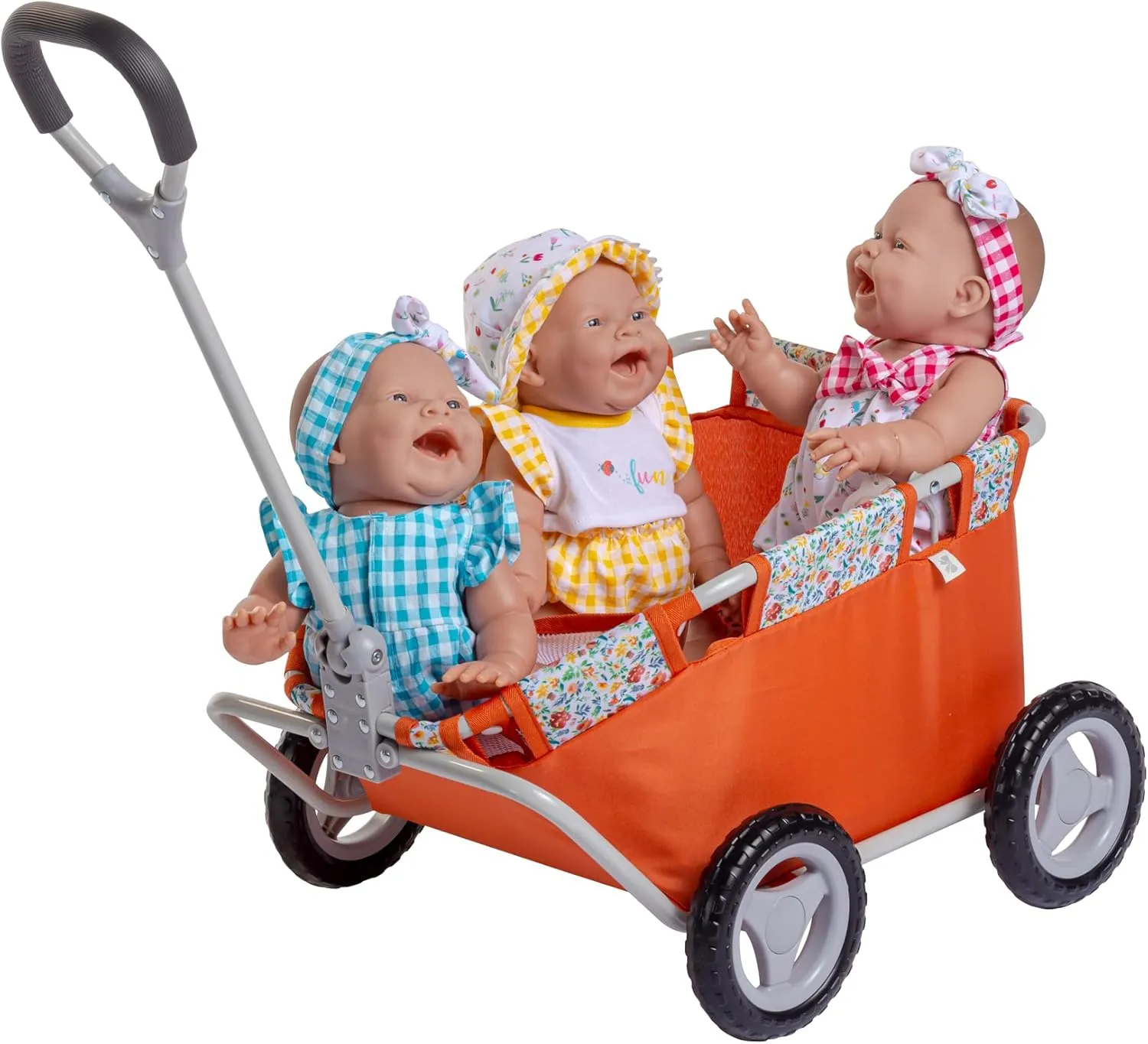 JC Toys - for Keeps Playtime | Deluxe Folding Pull Along | Nature Theme Collection | for Dolls up to 20" | Ages 3 