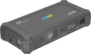 JIYHF Portable Power Bank with AC Outlet - 99.9Wh TSA-Friendly Battery Pack, 110V/100W AC   65W PD USB-C   DC Ports for Camping, Home Backup, Hurricane Emergency & Outdoor Charging(Black)