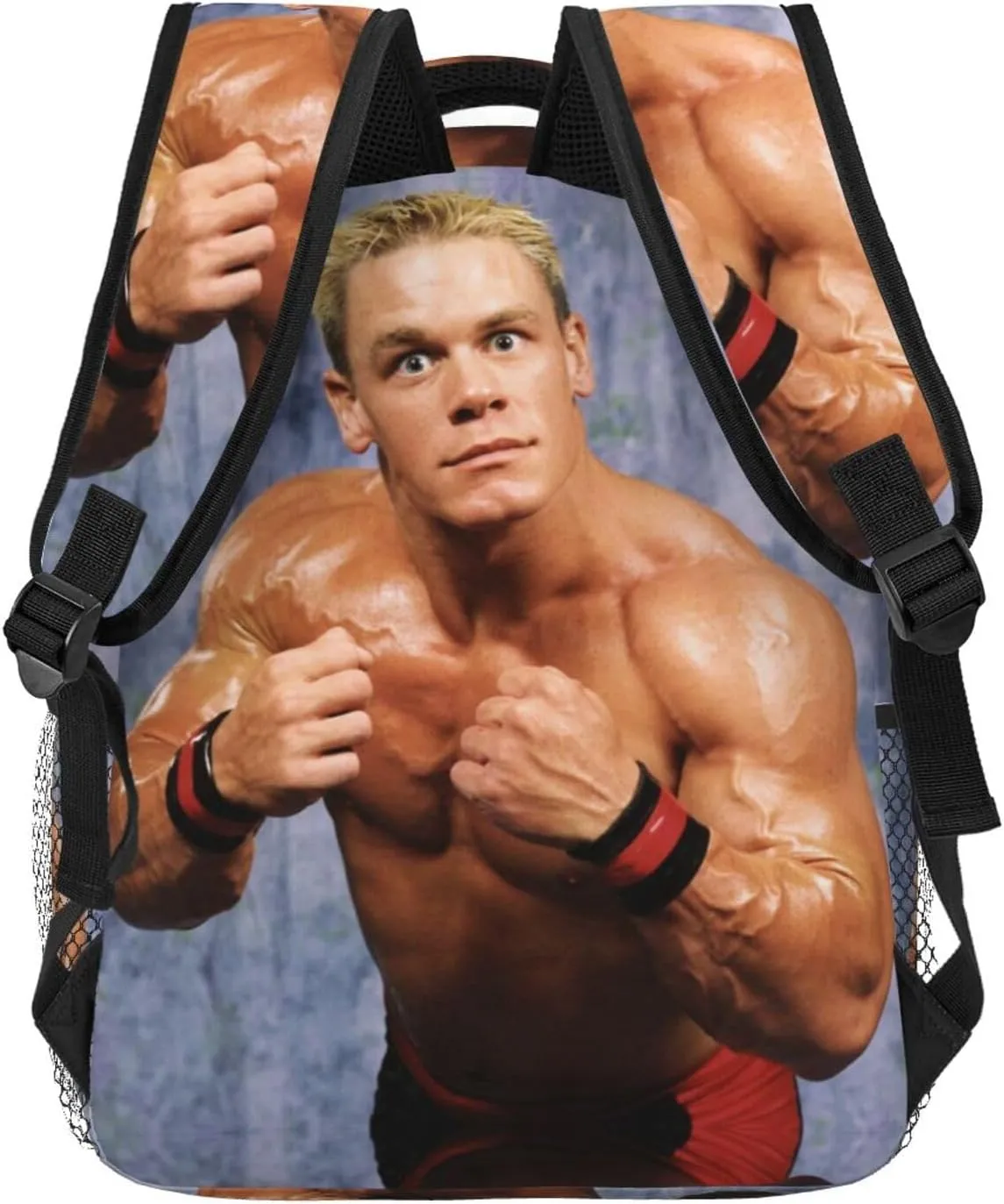 John Wrestler Cena Backpack Adults Bag Casual Backpack Hiking DaypackOne Size