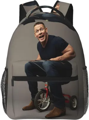 John Wrestler Cena Backpack Adults Bag Casual Backpack Hiking DaypackOne Size