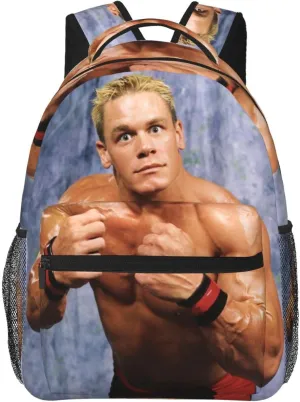 John Wrestler Cena Backpack Adults Bag Casual Backpack Hiking DaypackOne Size