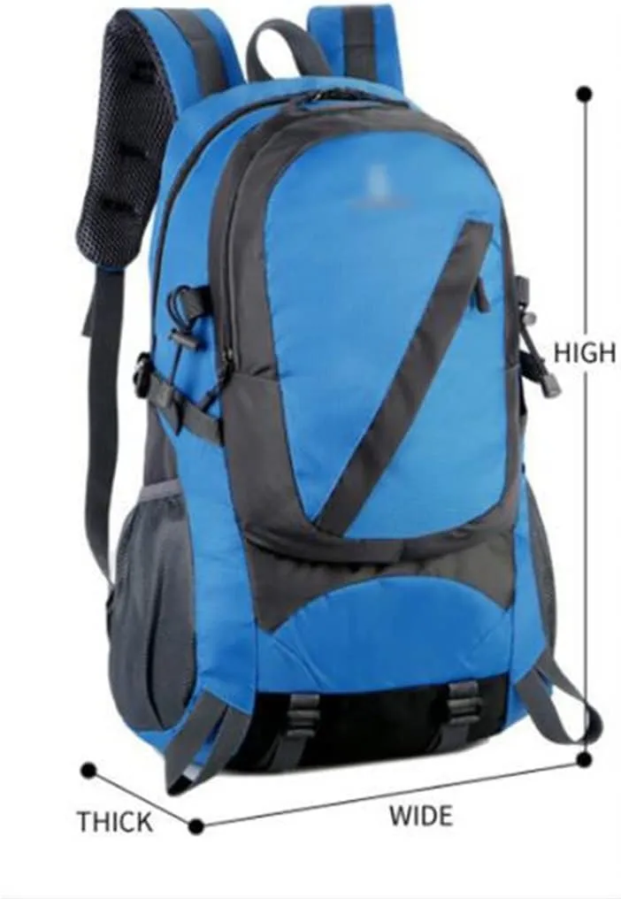 JSEIAJB 40L Outdoor Sports Backpack Travel Backpack Large Capacity Hiking Bag(A)
