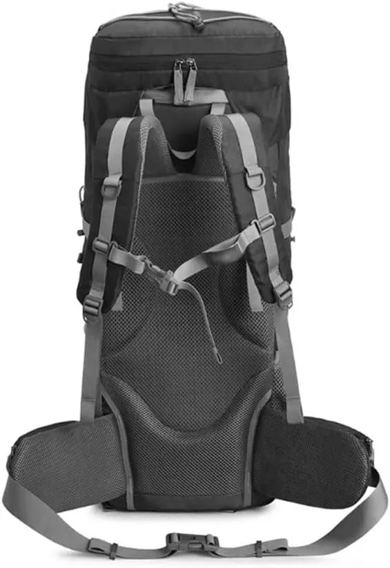 JSEIAJB 60L Large Hiking Mountaineering Backpack Climbing Hiking Backpack Camping Backpack Sport Outdoor Bag