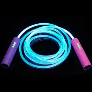 Jupiter Jump Rope   RGB Critter BT – Ultra-Bright Color-Changing LED Flow Rope with Dual Rotating Bearings – Durable, App-Controlled, USB-C Rechargeable