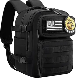 kcross 12L Mini Tactical Backpack for Men and Women, Tactical Backpack Small for Hiking, Small Tactical Bag
