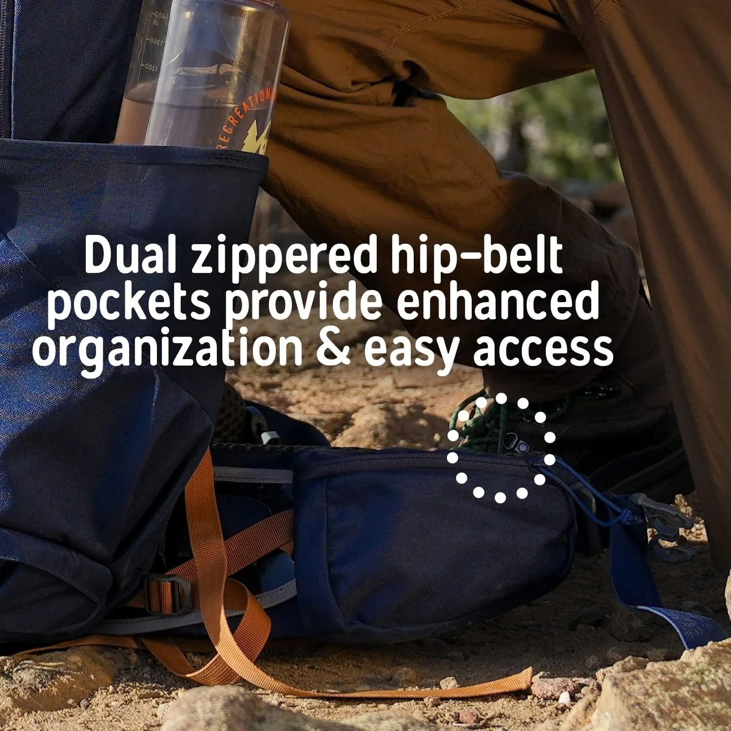 Kelty Glendale 85L – 105L Multiday Backpacking and Thru Hiking Pack, Fit Plus Suspension, Shoulder Strap Pockets, Customized Fit, Long Haul Backpack, 2023 (Pageant Blue, 85L)