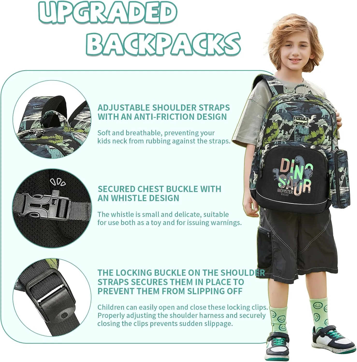 Kids Backpack for Girls Preschool Elementary Kindergarten School Bag 15.6″ Multifunctional Cute Large Capacity