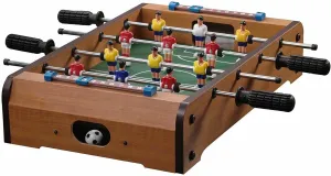 Kids Mini Wooden Table Game Set Felt Surface Wooden Mini Foosball Table Top Football Soccer Game Set Kids Family Desktop Toy