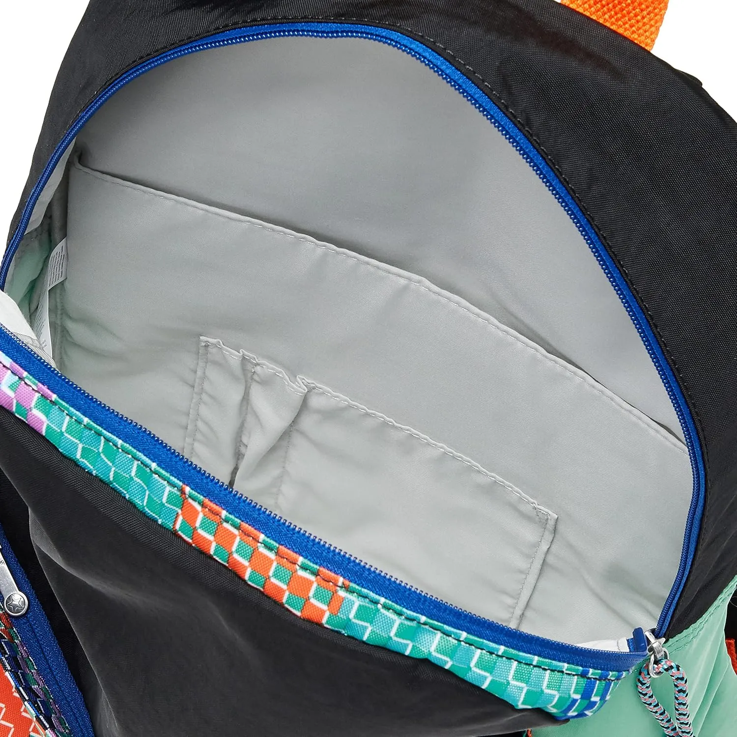 KIPLING(キプリング) Women Casual Bag, Bold Tap Bl, Large Slimline Backpack Made from Upcycled Material