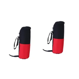 Kisangel 2pcs Insulated Baby Feeding Bottle Warmer Mummy Tote Bag Baby Bottle Milk Transport Bag Portable Travel Bag