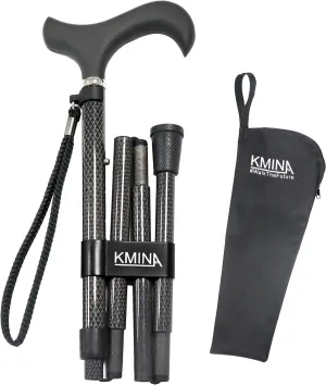 KMINA PRO - Folding Canes for Men Adjustable, Lightweight for Women, Seniors, Foldable Walking Stick