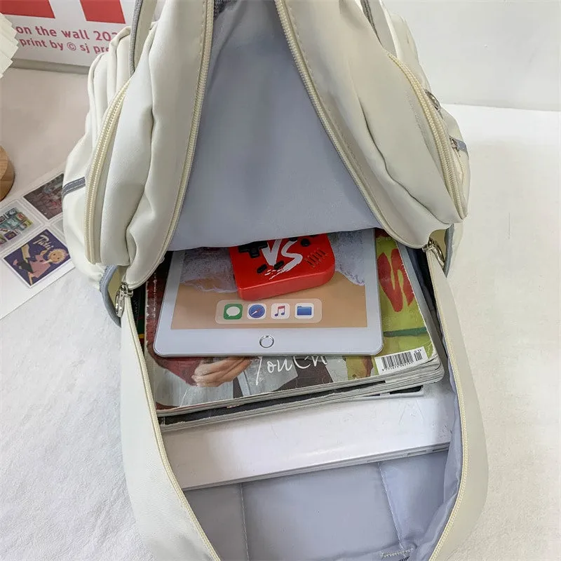 Korean Large Capacity Canvas Backpack
