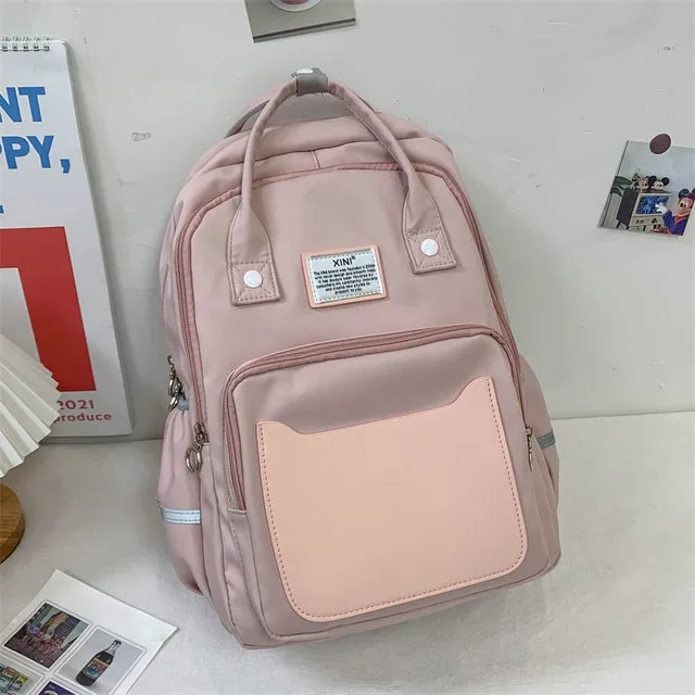 Korean Large Capacity Canvas Backpack