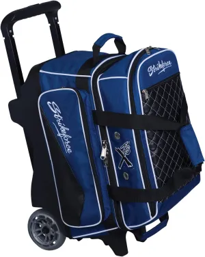 KR Strikeforce Royal Flush Double Roller Bowling Bag with Deluxe Features and Smooth Ride
