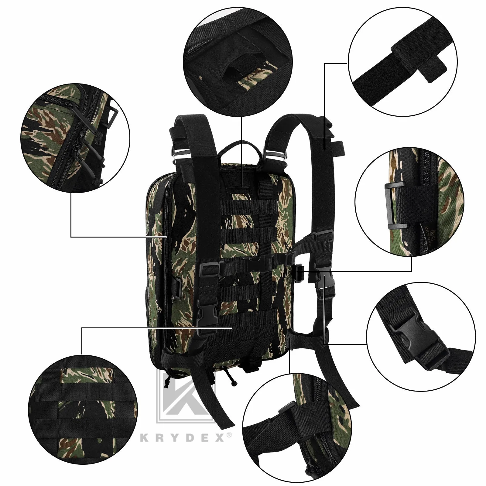 KRYDEX D3 Flatpack Tactical Backpack