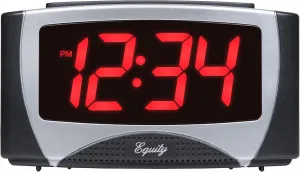La Crosse Technology Equity 30029-USB 1.2-Inch Large LED 5V USB Alarm Clock