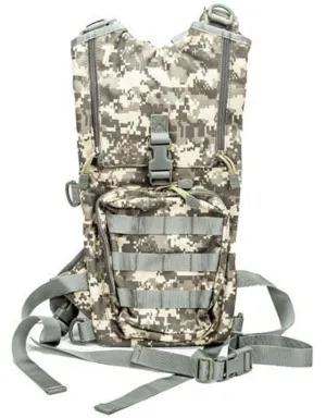 Lancer Tactical Lightweight Hydration Pack, ACU | MOLLE Compatible Hydration System | Available at Gray Dragon Airsoft