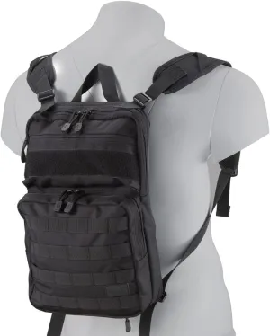 Lancer Tactical Multi-Use Expandable Hydration Backpack (Color: Black)