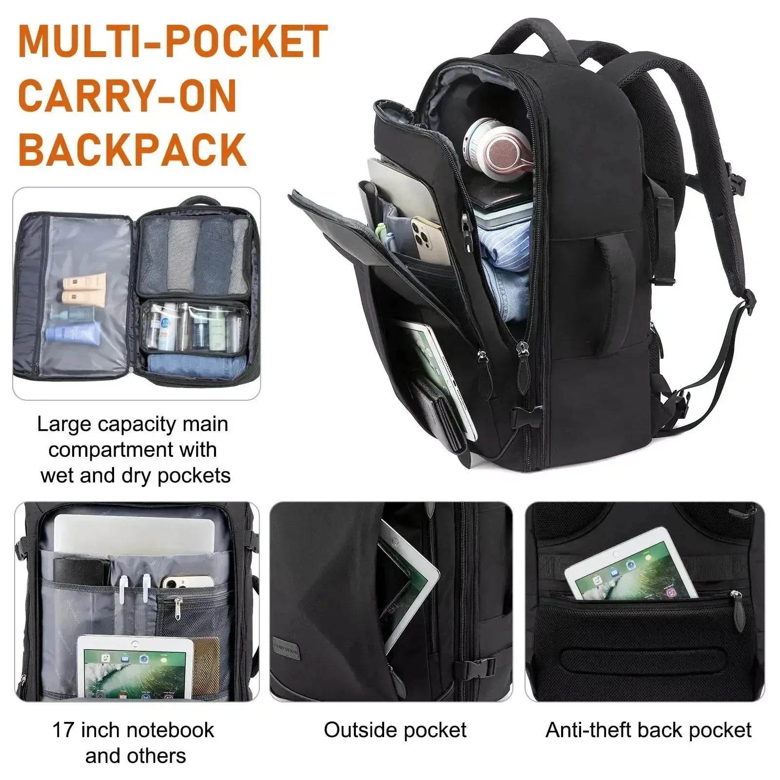 Laptop  Expandable Large Suitcase