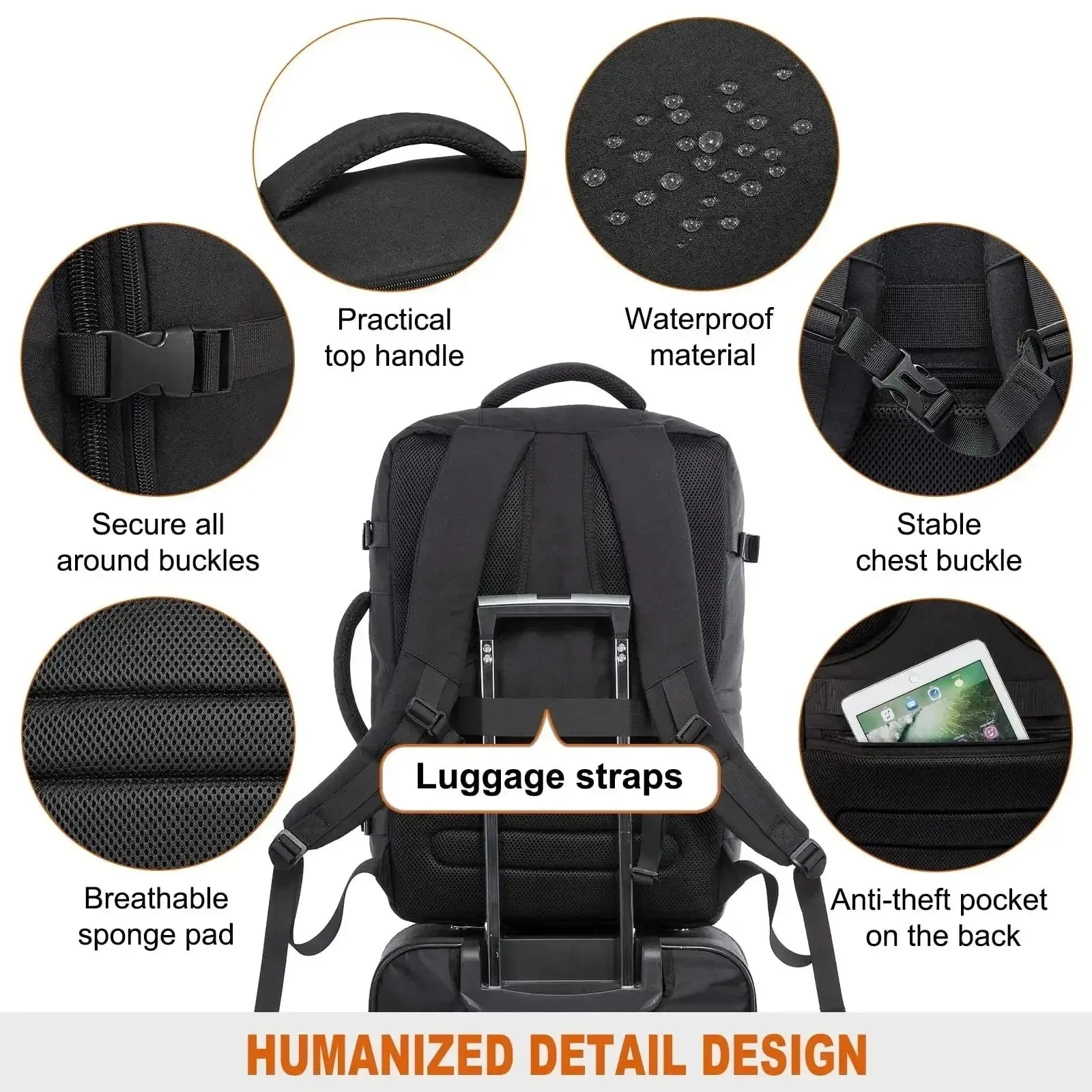 Laptop  Expandable Large Suitcase