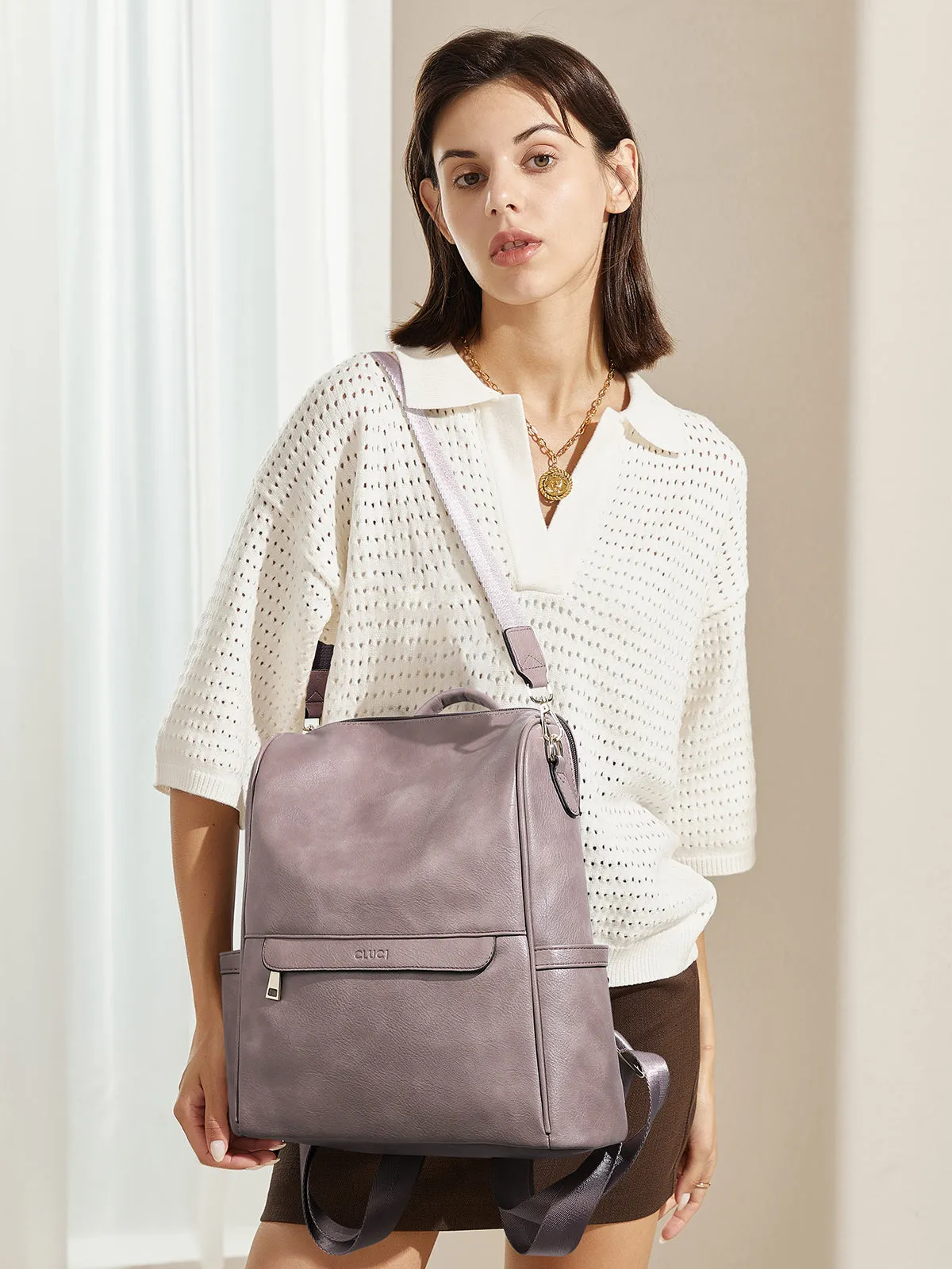 Large Capacity Fashion Designer Womens Backpack Purse