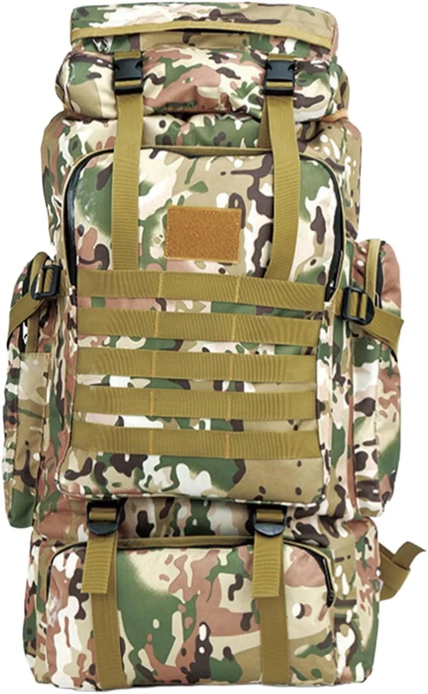 Large Capacity Hiking Backpack, Hiking for Men 56L/70L Camping Backpack 3 Days Pack for Climbing (CP)