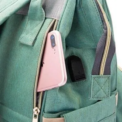 Large Capacity Mom Baby Diaper Backpack - Multifunctional USB Design