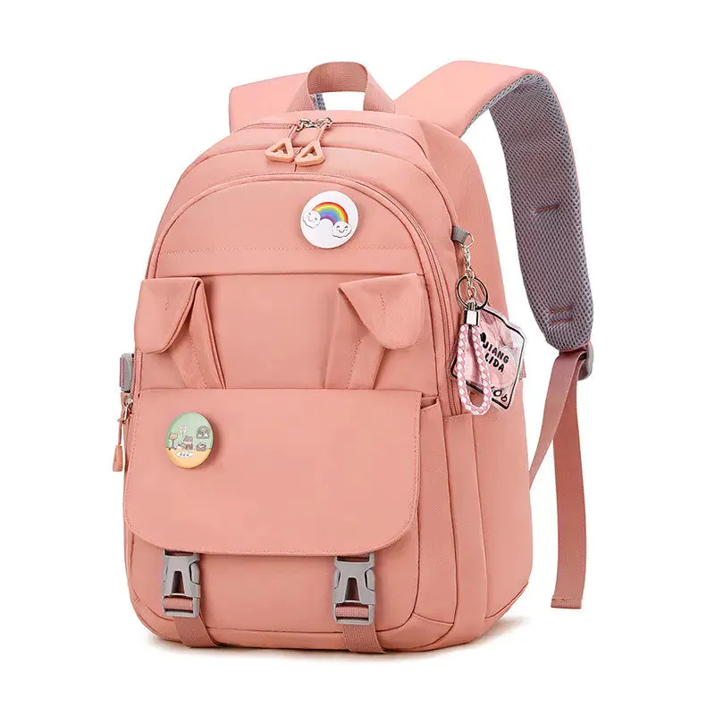 Large Capacity Rabbit Ears Backpack for Students