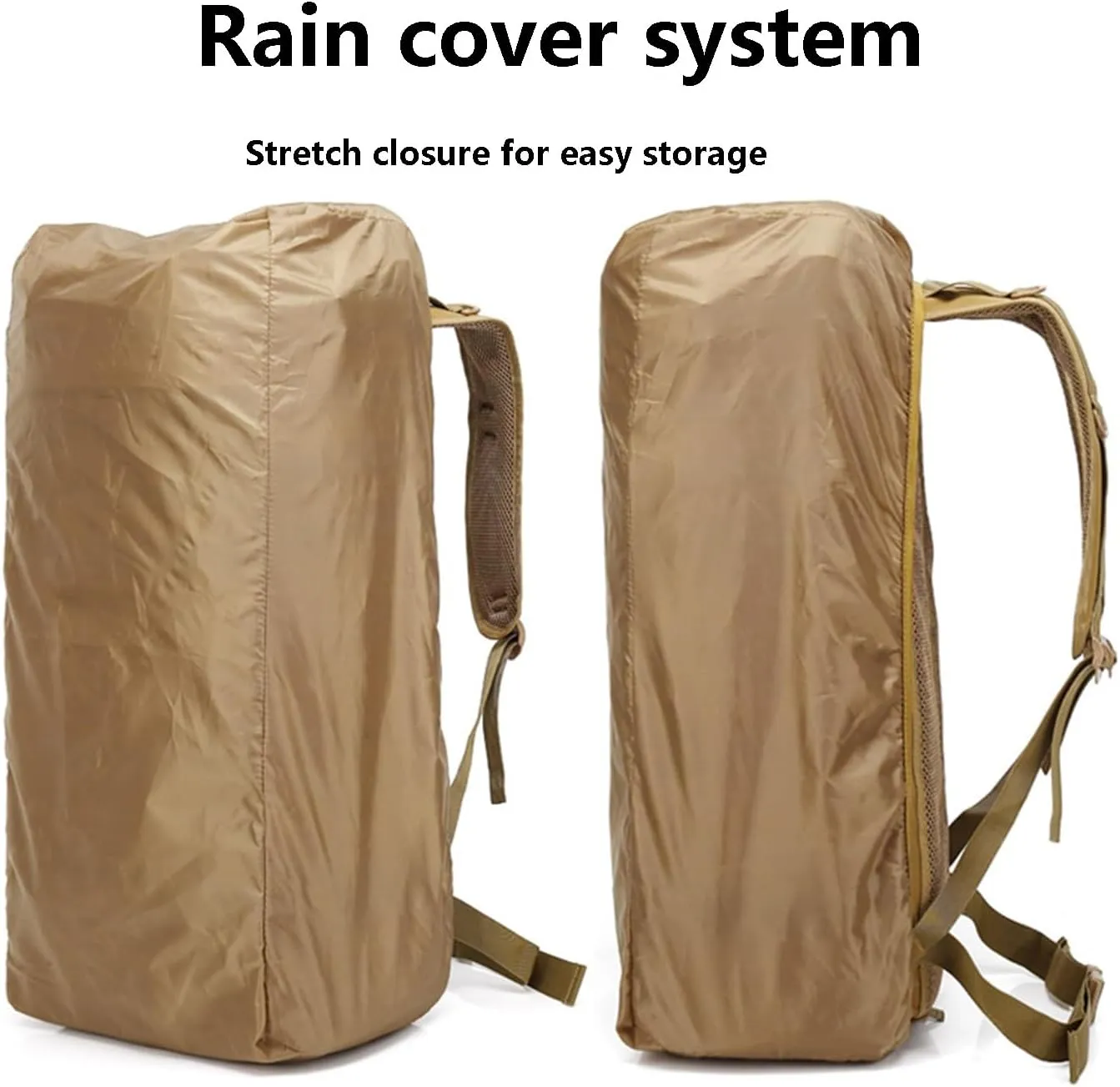 Large Capacity Tactical Backpack Travel Rucksack Bag, Great Outdoor Duffle Bag for Men and Women, 60L(Green)