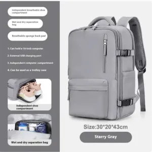 Large-Capacity Travel & School Backpack