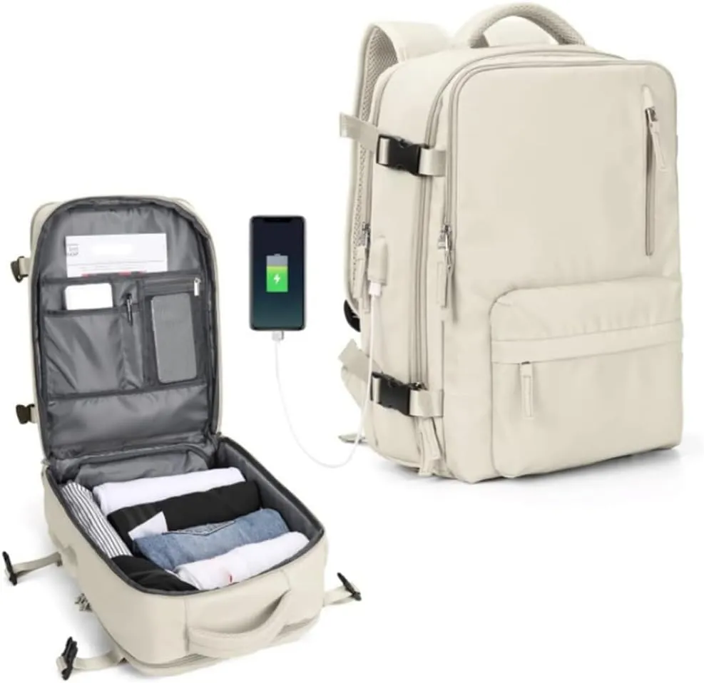 Large Capacity Travel Bag, Toiletry Bag, Portable Storage Bag, Backpack Sea Blue