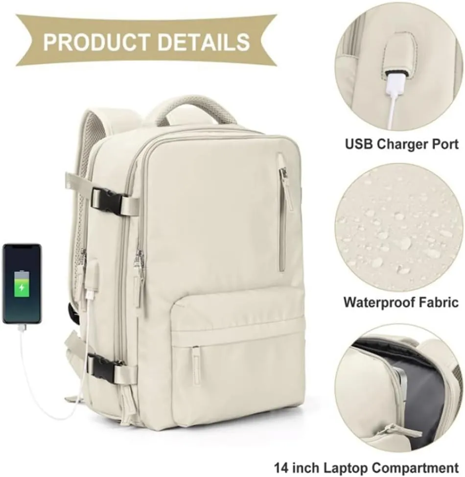 Large Capacity Travel Bag, Toiletry Bag, Portable Storage Bag, Backpack Sea Blue