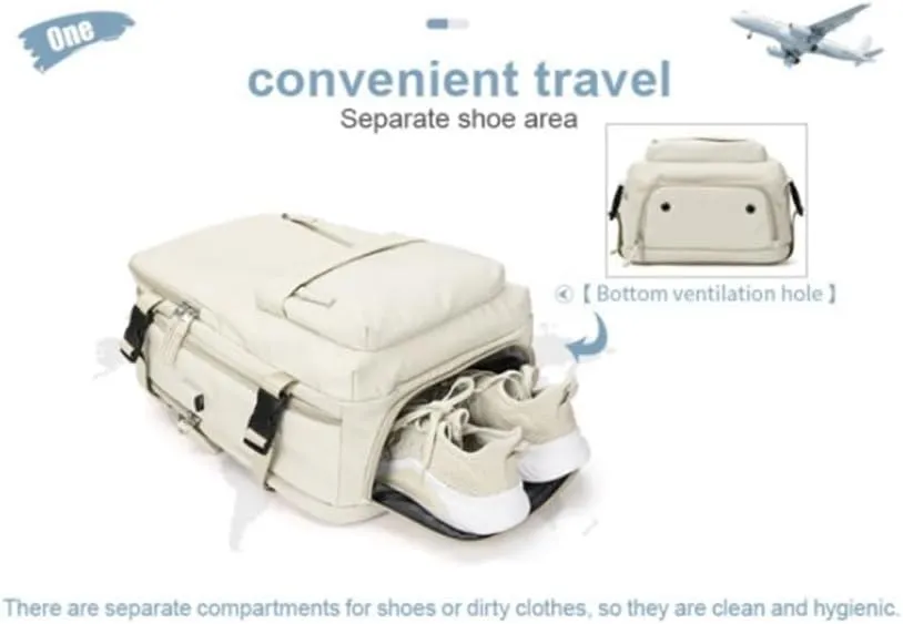 Large Capacity Travel Bag, Toiletry Bag, Portable Storage Bag, Backpack Sea Blue