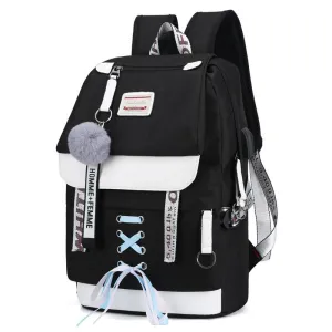 LARGE CAPACITY USB SCHOOL BAG