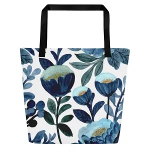 Large Floral Tote Bag