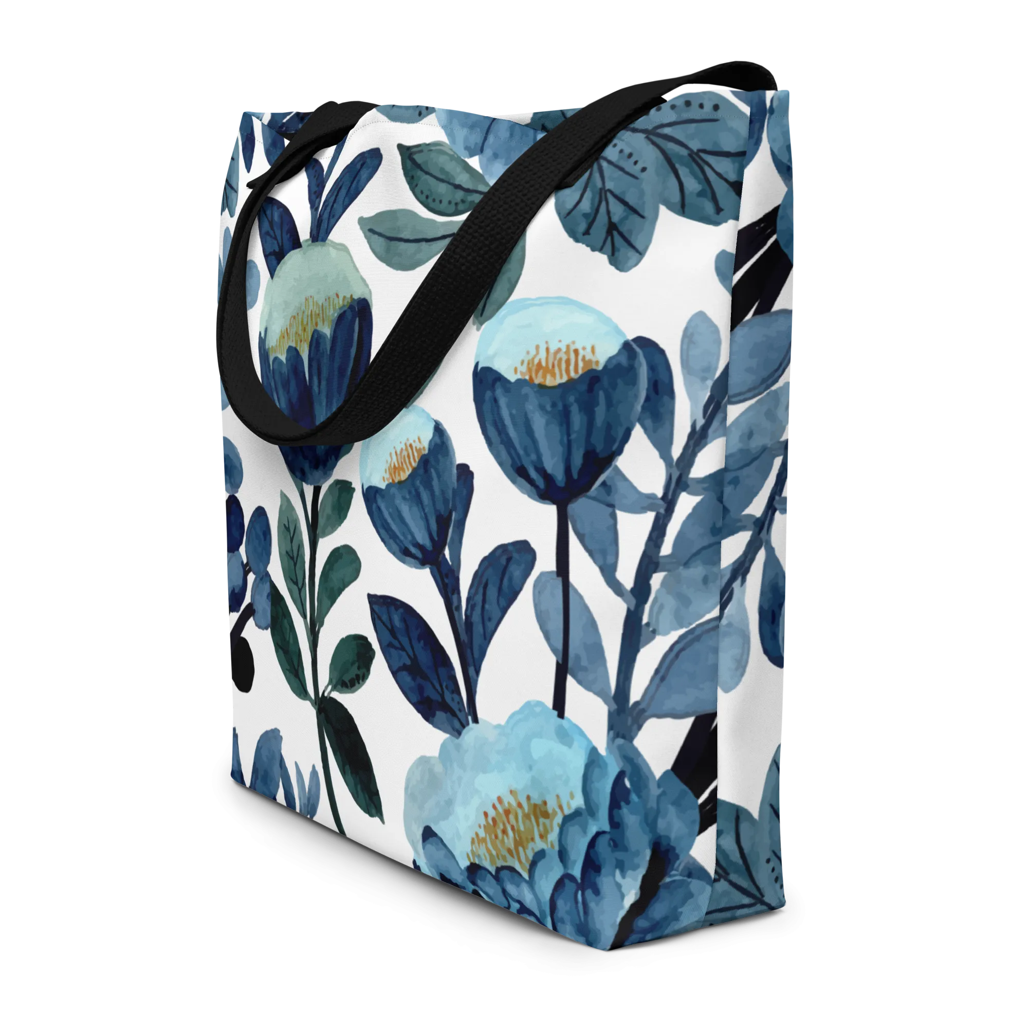 Large Floral Tote Bag