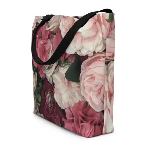 Large Rosaceous Tote Bag