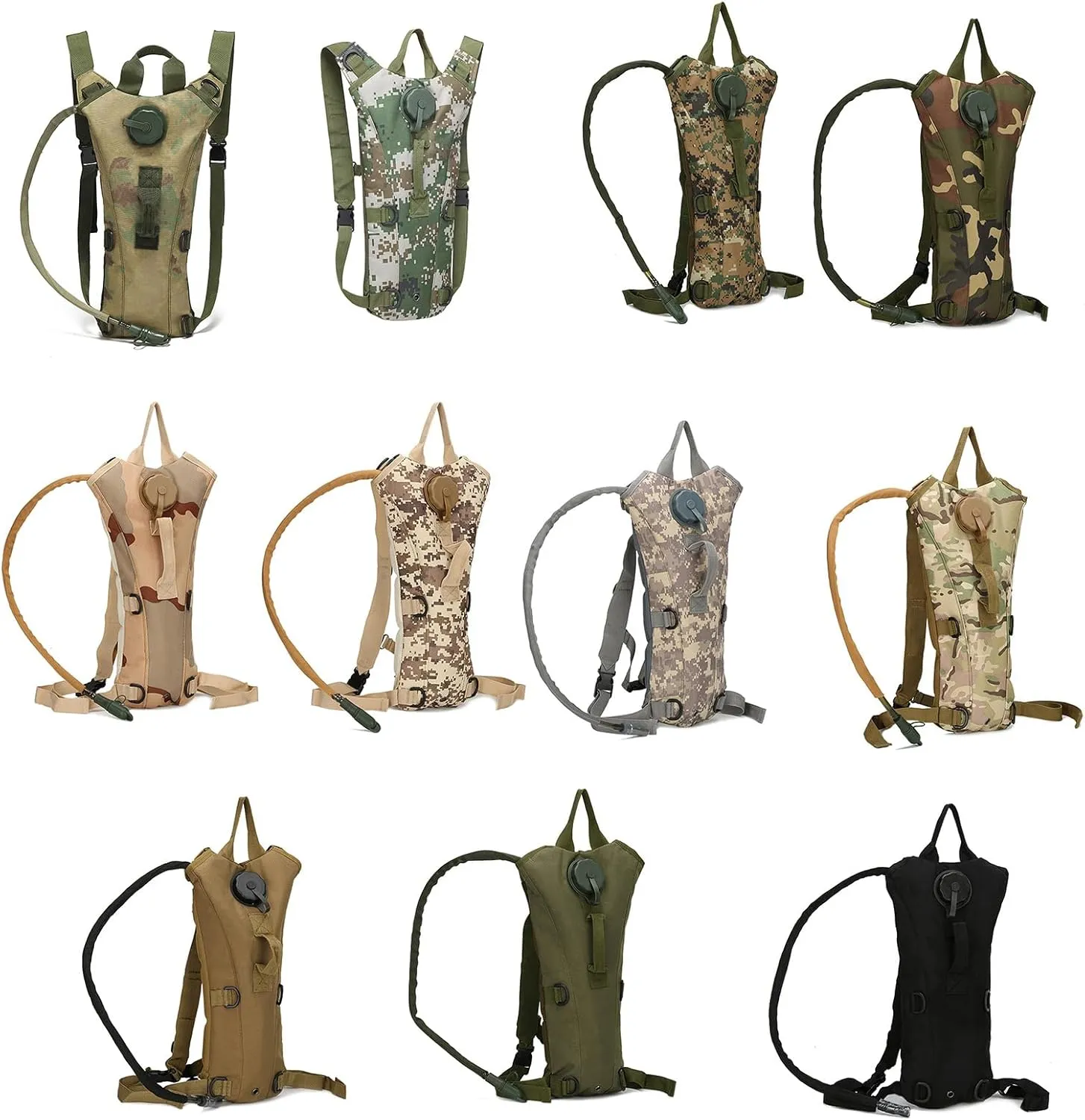 Large Running Vest Hydrations Backpack Cycling Water Pack Adjusted Biking Backpack Water Bladder for Climbing Hiking