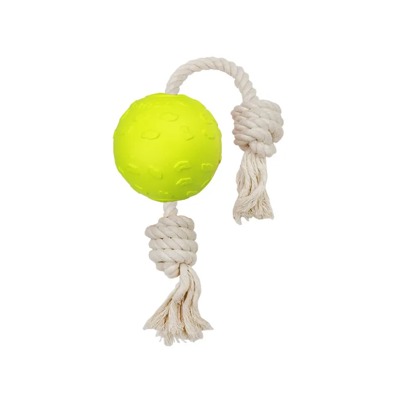 Laroo Ball on Rope Interactive Tug Dog Toy