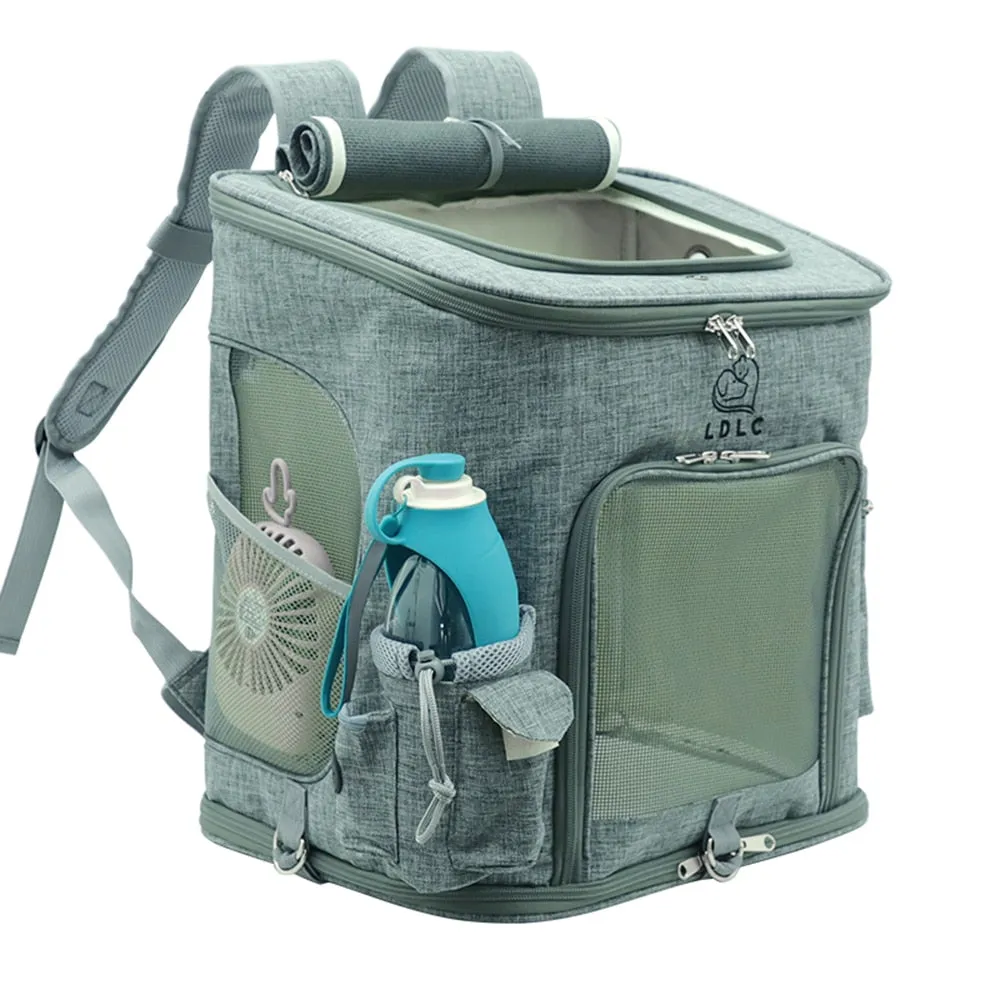 LDLC Outdoor Cat Mesh Carrier Backpack