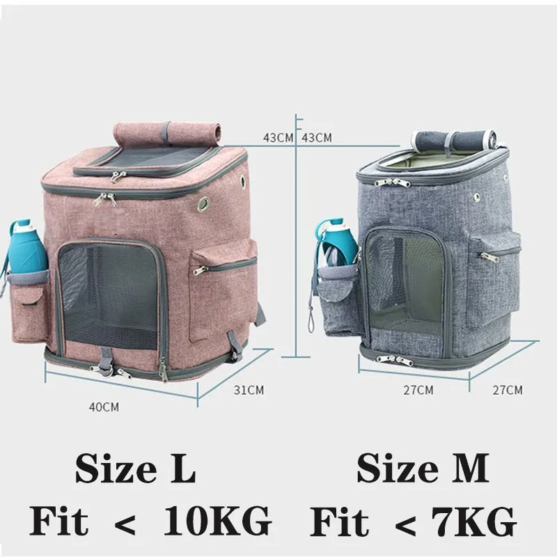 LDLC Outdoor Cat Mesh Carrier Backpack