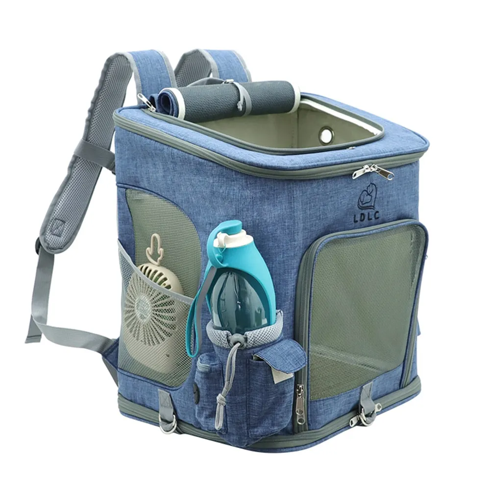 LDLC Outdoor Cat Mesh Carrier Backpack