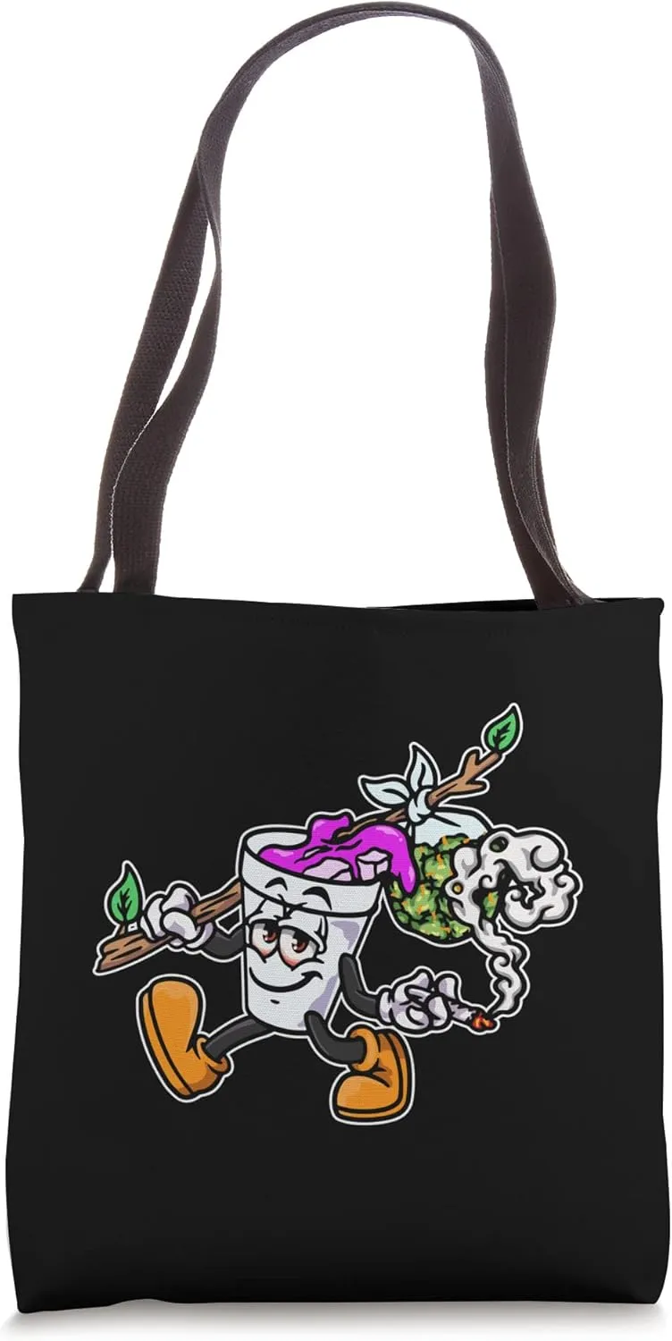 Lean shirts, Purple Drank, Dirty Double cup, Lean Line Tote Bag