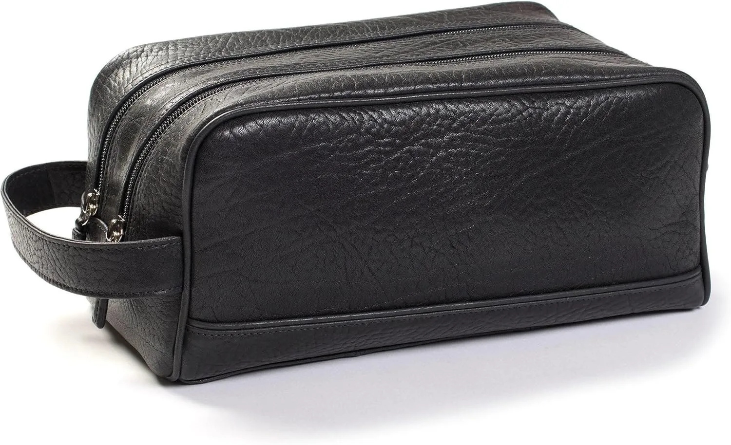 Leatherology Small Double Zip Toiletry Bag