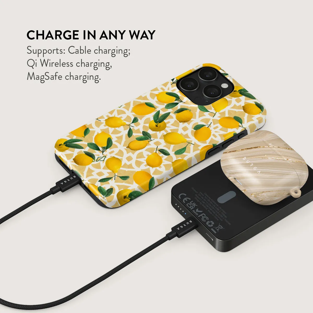 Lemon Juice - Magnetic Power Bank